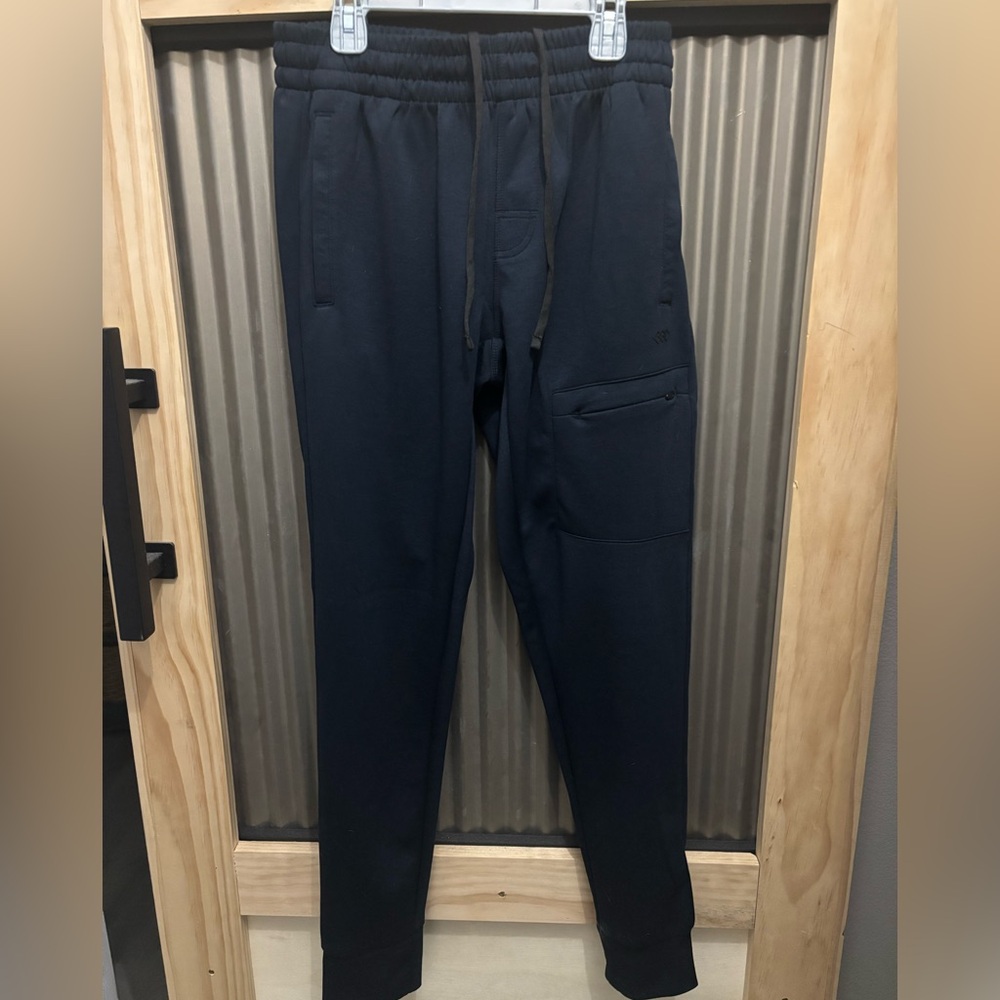 Men's Legend Dark Navy Athletic joggers Elastic Waist Ribbed Cuff Mens Small